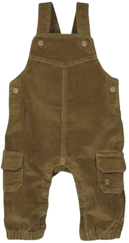 BESS Dungaree Pockets Babycord Walnut