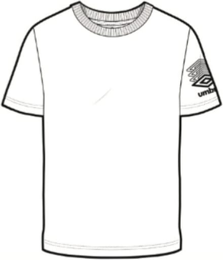 T-shirt Umbro TERRACE 66207U 13V White