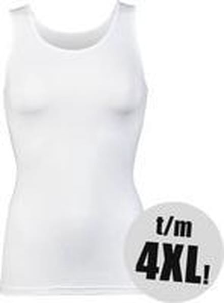 RJ Bodywear - Pure Color - Dames Singlet - Wit - 3XL