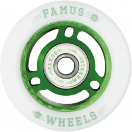 Set van 8 rollerwielen Famus Wheels 88A