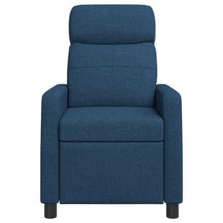 vidaXL - Recliner - Blauw - Stof