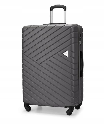 Puccini Malaga Grote Koffer ABS Antraciet 76.5cm 91L TSA Slot
