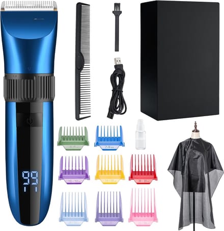 Florixa® Trimmer Baard - Trimmer - Zwart - 16cm x 8cm x 25cm