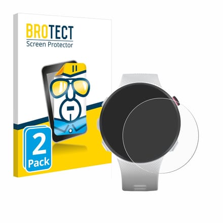 BROTECT - Screenprotector voor Garmin Forerunner 45S - Folie Beschermfolie transparant 2 Stuks