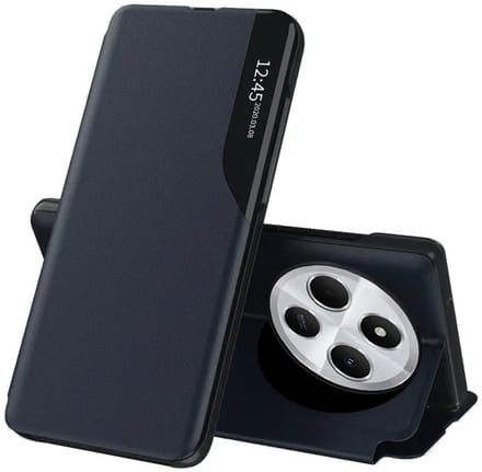 Hoesje geschikt voor Xiaomi Redmi 14C / Xiaomi Poco C75 - Techsuit eFold Book Case - Donkerblauw