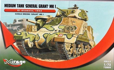 Bouwpakket Mirage-Hobby Mirage 728004 1/72 WWII Grant MkI, El Alamein