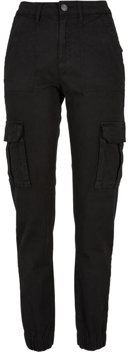Urban Classics - Cotton Twill Utility Cargobroek - Taille, 33 inch - Zwart