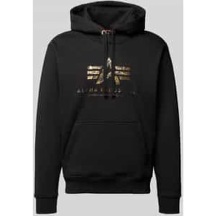 Hoodie Alpha Industries Basic Big Logo Effect Print