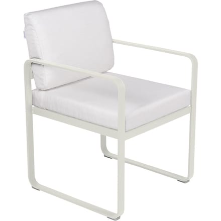 Fermob BELLEVIE fauteuil voor de eethoek - A5 leemgrijs - 81 witgrijs