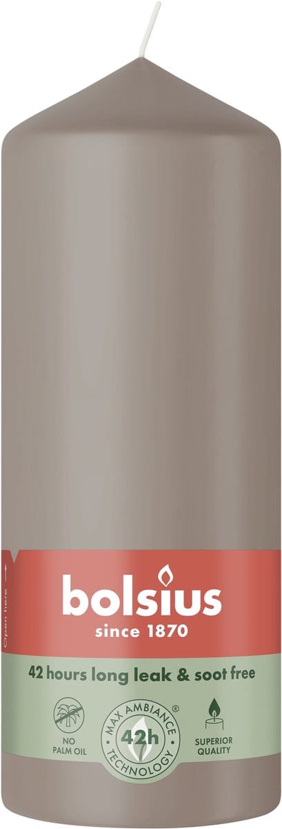 Bolsius Stompkaars 150/58 Light Taupe (1 stuk)