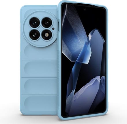 Coverup Hoesje - Geschikt voor OnePlus 13 Hoesje - Coverup Hands-On Rugged Back Cover - Lichtblauw