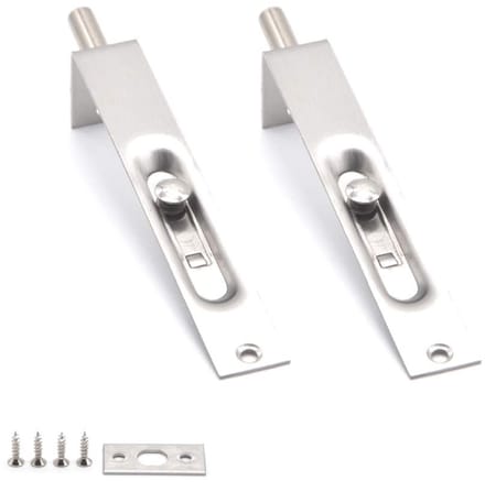Stainless Steel Door Door Flush Bolt Latch Lever Action Flush Slide Lock Bolt