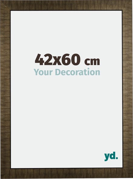 Your Decoration - Fotolijst 42x60 cm - Hout - Champagne Geborsteld - Leeds
