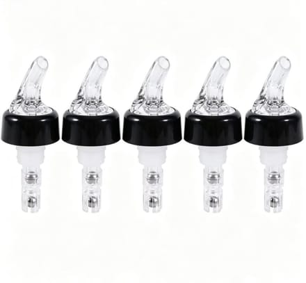 Dailygoods- Gietstopper - 40 ml - Plastic - Flessenschenker - Antilek - Gemakkelijk in gebruik - Transparant