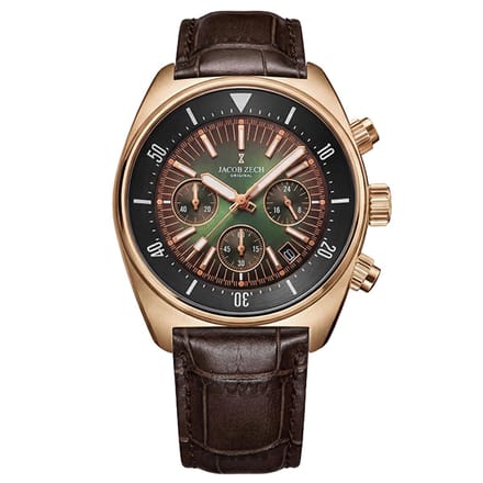 Jacob Zech - Heren Horloge Vienna - Rosekleurig