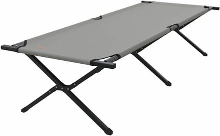 Opvouwbaar Ligbed - Campingbed Draagbaar - Buiten Ontspannen - Met Draagtas - 210 cm - Grijs
