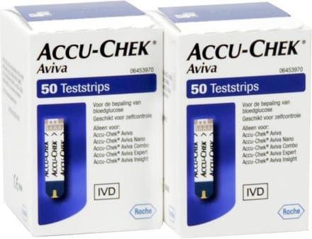 Accu Chek Aviva (2x 50 strips) actiepakket