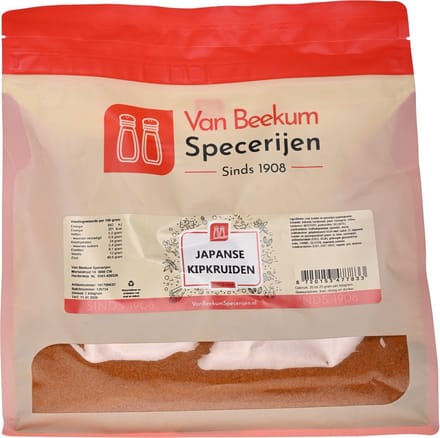 Van Beekum Specerijen - Japanse Kipkruiden - 1 KG (hersluitbare stazak)