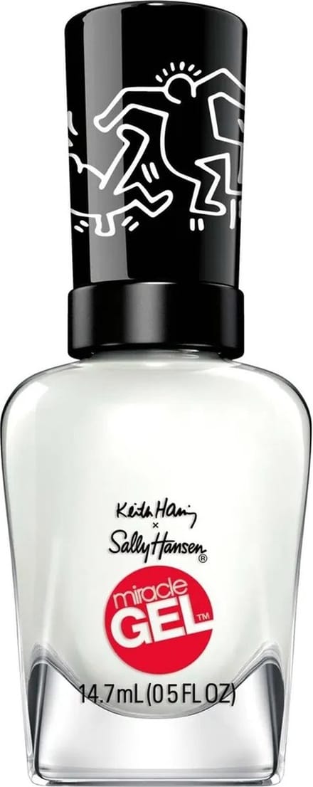 Sally Hansen Miracle Gel x Keith Haring Nagellak - 918 Blanc Canvas
