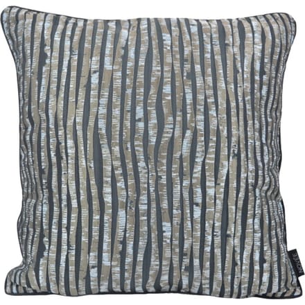 NOVÉE Sierkussen silver lines | 45 x 45 cm | jacquard/polyester