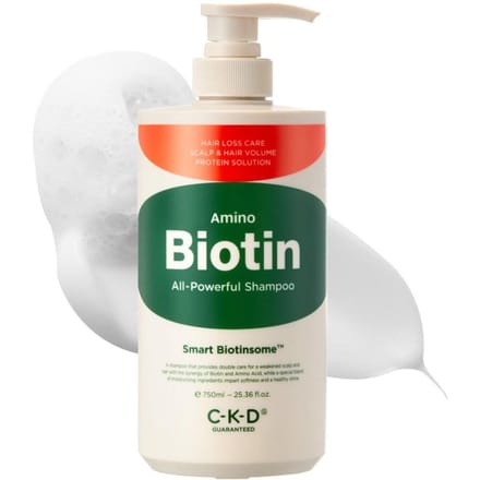 CKD Amino Biotin All Powerful Shampoo, 750 ml, 1 eenheid white
