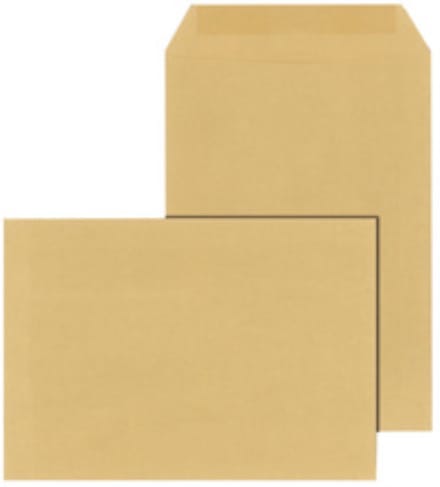 MAILmedia akte-envelop DIN B4, 25 x 35,3 cm, zelfklevend, zonder venster, bruin, 250 st.