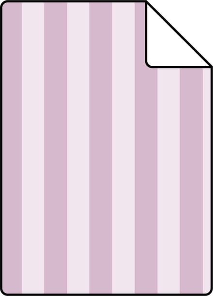 Proefstaal ESTAhome behang strepen paars - 26.5 x 21 cm - 130954-S