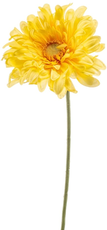 Emerald - Kunstbloem Gerbera 80cm geel - Kunstplant voor binnen