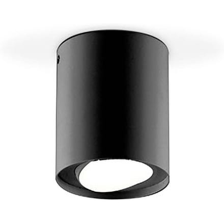 EVN Kardanus LED plafondlamp Ø 9 cm, zwart