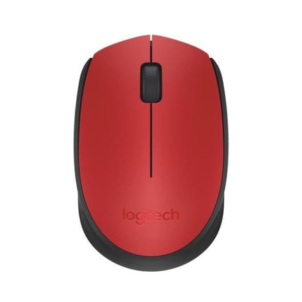Logitech M171 Wireless - Muis - Optisch - 3 knoppen - Rood