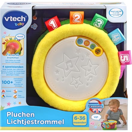 Vtech Pluche Lichtjestrommel Interactief speelgoed Instrumenten