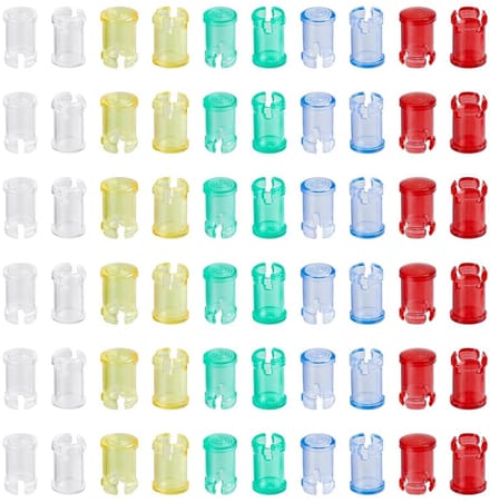 Dailygoods - Set van 80 Lichtgevende Diode Houder Clips in 5 Kleuren