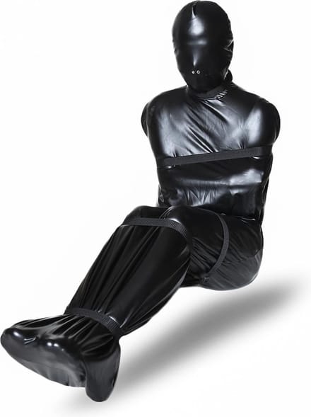 Banoch - bondage sack bodybag - Large - rits banden - pu Leer