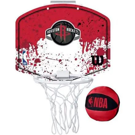 Wilson Team Mini Hoop Nba Rockets Set Met Bal En Mini Basket Veelkleurig
