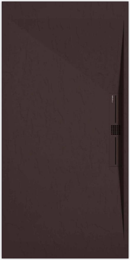 Sanifun douchebak Stone Side Chocolate Slate 1600 x 900 P