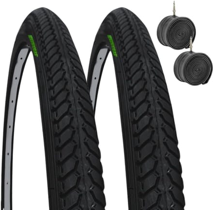 Fietsbanden Set - Banden en Binnenbanden - Stadsverkeer Fietsen - Butyl Rubber - 700 x 35C - Zwart