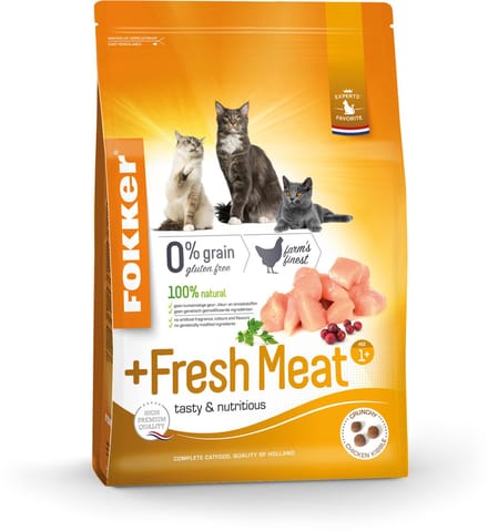 Fokker Cat + Fresh Meat 7 kg.