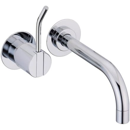 Vola wall-mounted washbasin single mixer 111L16, spout right, 16 cm long