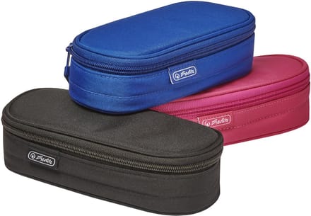Herlitz Faulenzer Etui blauw