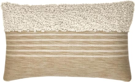 Tribal off white cushion