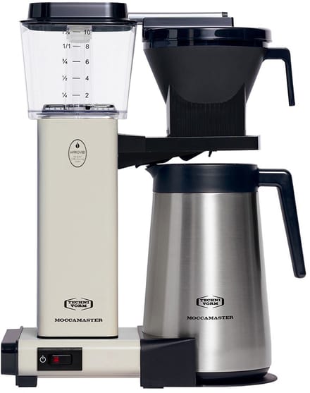 Moccamaster KBGT - Filterkoffiezetapparaat - Off-White - 5 jaar garantie