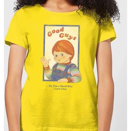 Chucky Good Guys Retro Dames T-shirt - Geel - S