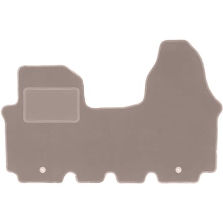 Beige veloursmatten voor: Renault Trafic II bestelbus (2001-2014)