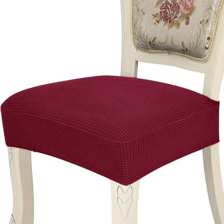 Jacquard Stoelzithoezen Afneembaar Wasbaar Stofdicht Stretch Spandex Eetkamer Gestoffeerde Stoelkussen Slipcovers