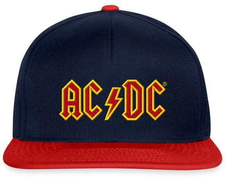 AC/DC Borst Logo In Rood En Geel Snapback cap