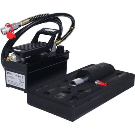 KS Tools 440.9991 Hydraulische eenheid 16 t, met lucht-hydraulische pomp, 13-delig