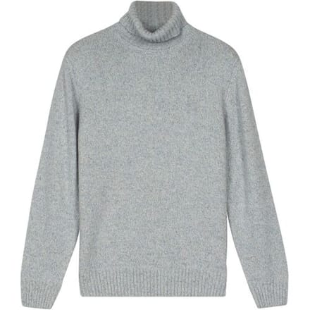 Baileys Trui High Rollneck Faux Uni Wool Blend Sky Blue / male