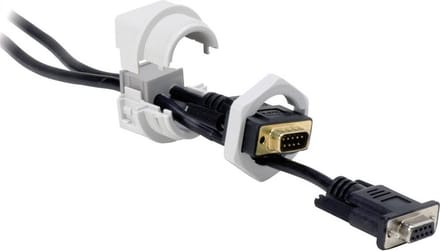 Icotek KVT 32 SUB-D9 Kabeldoorvoering Deelbaar Montagegat: M32 Grijs 1 stuk(s)