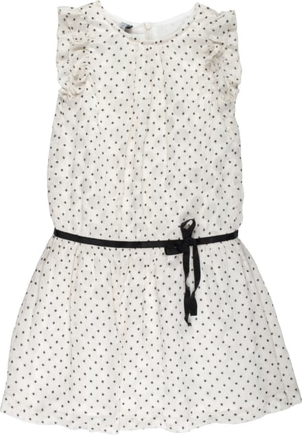 Rumbl Royal - Jurk - Dots - Beige/Zwart - Maat 92