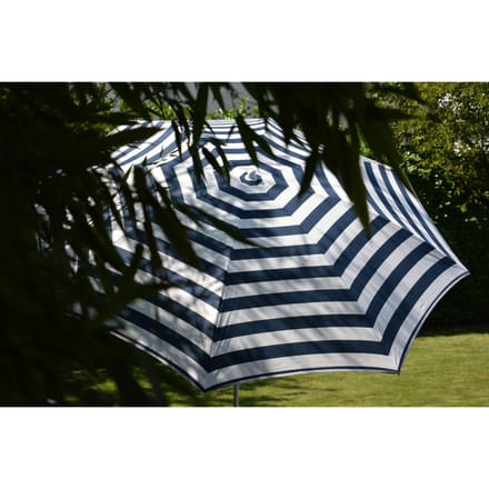 Jan Kurtz - Ravenna Parasol - wit - wit/blauw - meerkleurig